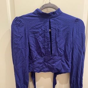 Forever 21 royal blue top; Size small!